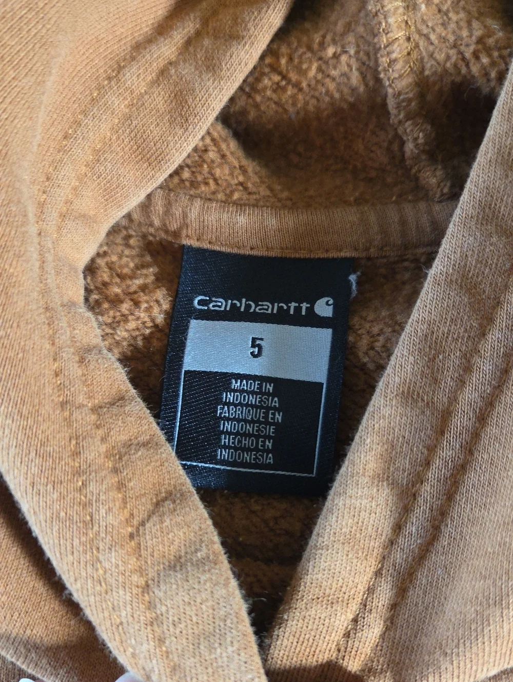 Carhartt Brown Kids' Hooded Sweatshirt